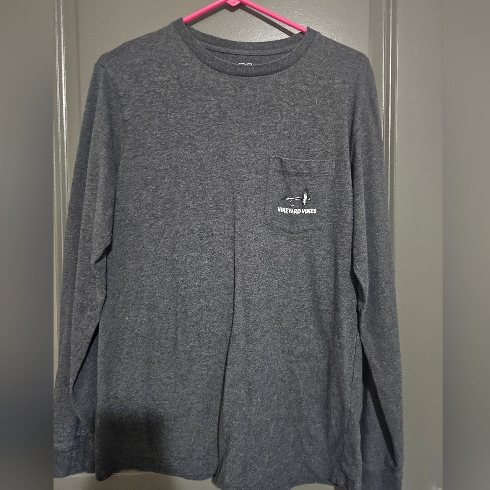 Vineyard Vines Gray Long Sleeve Shirt